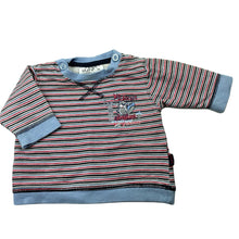 Load image into Gallery viewer, Boys Okay, striped long sleeve top, FUC, size 0000,  