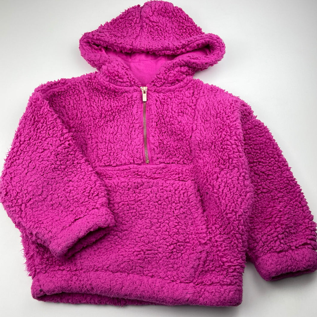 Girls Milkshake, pink fleece hoodie sweater, FUC, size 4,  