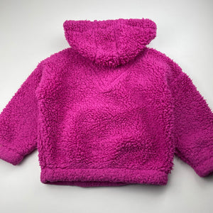 Girls Milkshake, pink fleece hoodie sweater, FUC, size 4,  