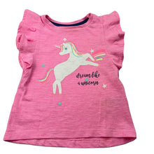 Load image into Gallery viewer, Girls Dymples, lightweight t-shirt / top, unicorn, FUC, size 0,  