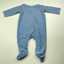 Load image into Gallery viewer, Boys Target, striped cotton coverall / romper, GUC, size 000,  