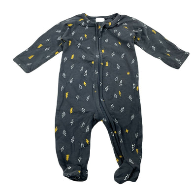 Boys Target, stretchy zip coverall / romper, EUC, size 000,  