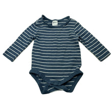 Load image into Gallery viewer, unisex Anko, striped stretchy bodysuit / romper, GUC, size 000,  