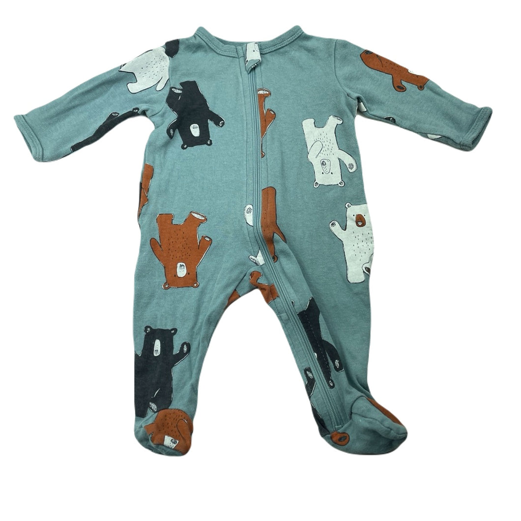 Boys Baby Berry, cotton zip coverall / romper, GUC, size 0000,  