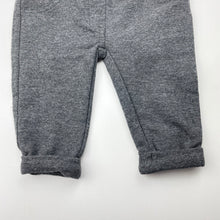 Load image into Gallery viewer, unisex Tiny Little Wonders, grey stretchy leggings / bottoms, EUC, size 0000,  