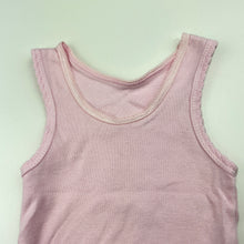 Load image into Gallery viewer, Girls Tiny Little Wonders, pink cotton singlet top, GUC, size 0,  