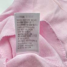 Load image into Gallery viewer, Girls Tiny Little Wonders, pink cotton singlet top, GUC, size 0,  