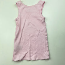 Load image into Gallery viewer, Girls Tiny Little Wonders, pink cotton singlet top, GUC, size 0,  