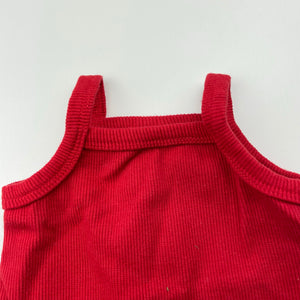 Girls Baby Baby, red singlet top, EUC, size 0000,  