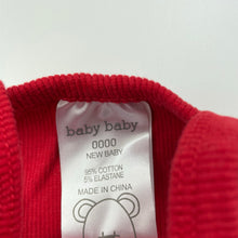 Load image into Gallery viewer, Girls Baby Baby, red singlet top, EUC, size 0000,  