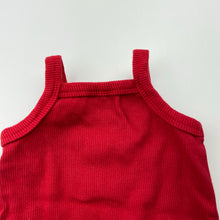 Load image into Gallery viewer, Girls Baby Baby, red singlet top, EUC, size 0000,  