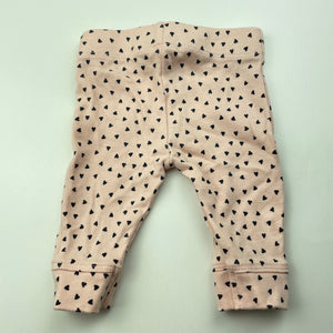 Girls Kids & Co, soft organic cotton leggings / bottoms, EUC, size 0000,  