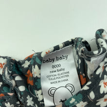 Load image into Gallery viewer, Girls Baby Baby, stretchy floral romper, EUC, size 0000,  