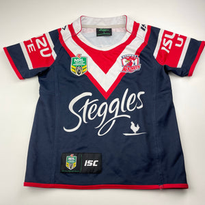unisex NRL Authentics, Sydney Roosters 2014 Jersey / top, GUC, size 8,  