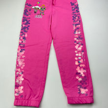 Load image into Gallery viewer, Girls LOL Surprise, casual pants, elasticated, Inside leg: 47.5cm, GUC, size 7,  