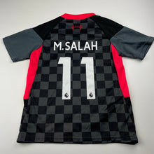 Load image into Gallery viewer, Boys Liverpool FC, sports / activewear top, M.Salah, no labels, armpit to armpit: 35cm, GUC, size 7-8,  