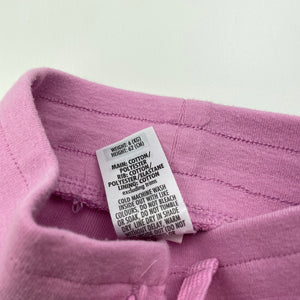 Girls Bonds, pink track pants, elasticated, GUC, size 000,  