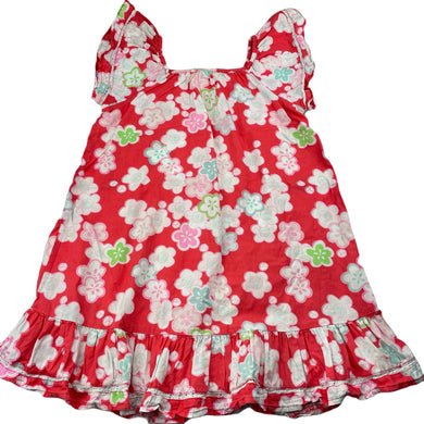 Girls Cotton On, lightweight floral cotton dress, FUC, size 5, L: 60cm