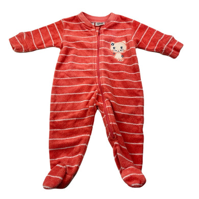 Girls Tiny Little Wonders, terry zip coverall / romper, GUC, size 0000,  