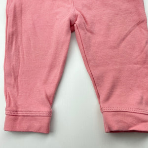 Girls Anko, pink cotton leggings / bottoms, EUC, size 00,  