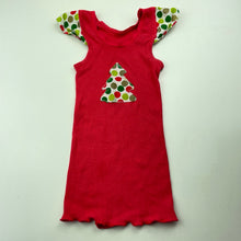 Load image into Gallery viewer, Girls Bonds, ribbed cotton Christmas singlet top, GUC, size 2,  