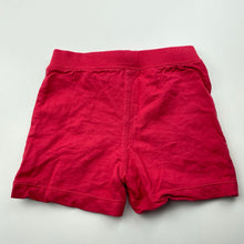 Load image into Gallery viewer, Boys Tiny Little Wonders, red cotton shorts, elasticated, GUC, size 0,  