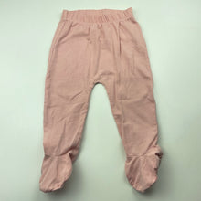 Load image into Gallery viewer, Girls Seed, pink stretchy footed leggings / bottoms, GUC, size 0,  