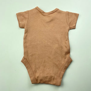 unisex Target, organic cotton bodysuit / romper, EUC, size 0000,  