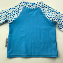 Load image into Gallery viewer, unisex Rashoodz, long sleeve rashie / swim top, EUC, size 000,  