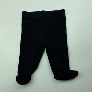 unisex Baby Berry, ribbed stretchy footed leggings / bottoms, EUC, size 0000,  