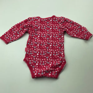 Girls Baby Patch, floral cotton romper, GUC, size 000,  