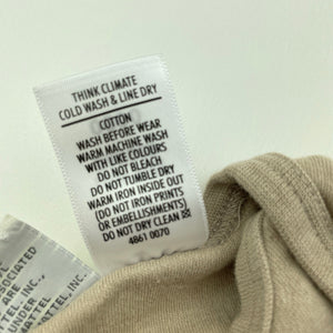 unisex Fisher-Price, cotton bodysuit / romper, monkeys, EUC, size 0000,  