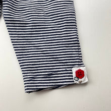 Load image into Gallery viewer, Girls Target, navy stripe cotton leggings / bottoms, EUC, size 000,  