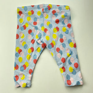 Girls Target, stretchy leggings / bottoms, balloons, GUC, size 000,  