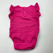 Load image into Gallery viewer, Girls Pumpkin Patch, pink cotton bodysuit / romper, GUC, size 000,  