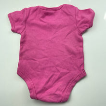 Load image into Gallery viewer, Girls Baby Cupcakes, pink cotton bodysuit / romper, FUC, size 000,  