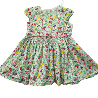 Girls Next, lightweight cotton dress, strawberries, FUC, size 000, L: 33cm