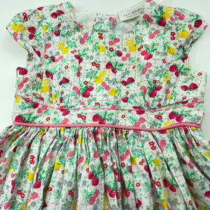 Girls Next, lightweight cotton dress, strawberries, FUC, size 000, L: 33cm