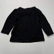 Load image into Gallery viewer, Boys Anko, black cotton long sleeve top, GUC, size 1,  