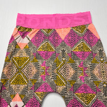 Load image into Gallery viewer, Girls Bonds, colourful stretchy leggings, elasticated, GUC, size 1,  