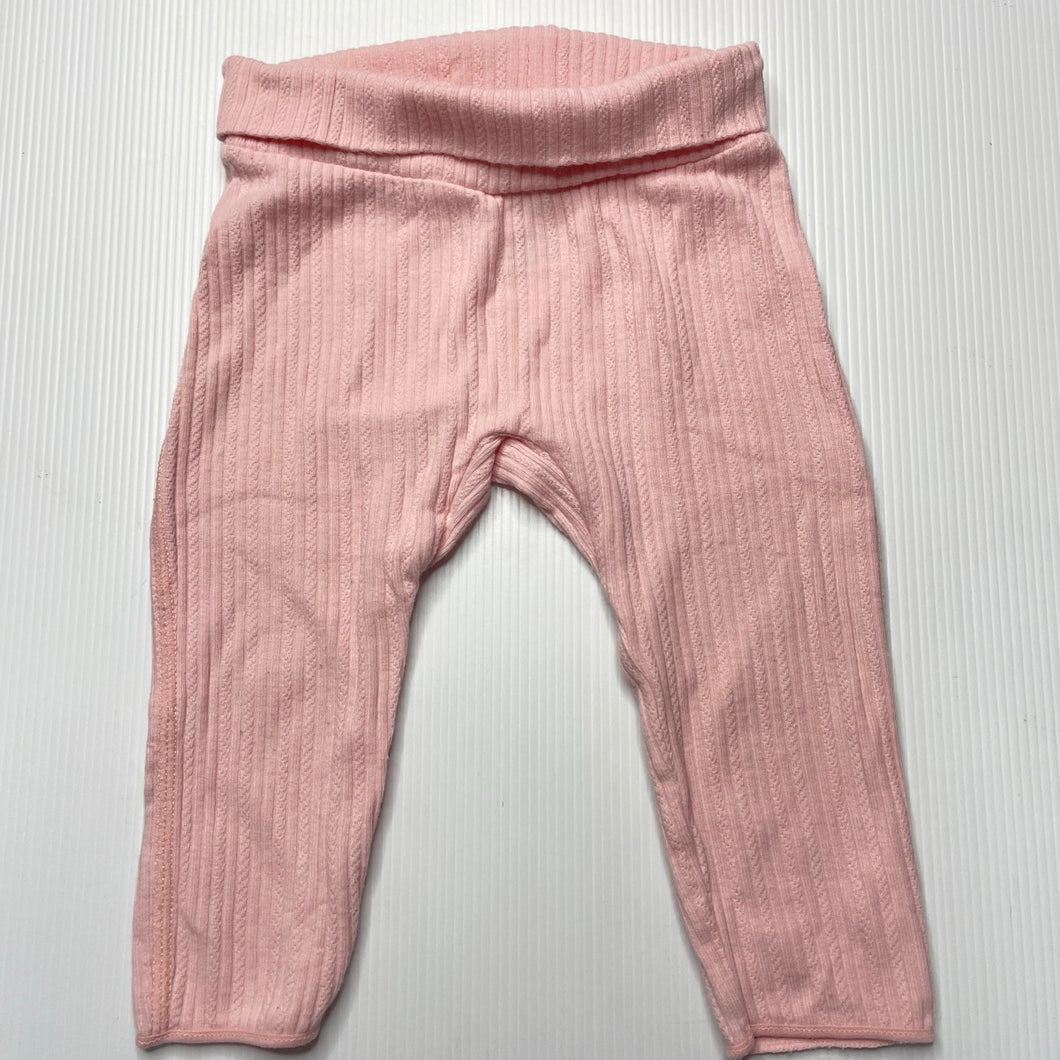 Girls Bonds, pink stretchy leggings / bottoms, GUC, size 00,  