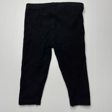 Load image into Gallery viewer, Girls Anko, black stetchy leggings, elasticated, GUC, size 1,  