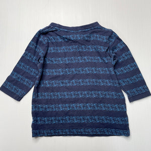 Boys Mango, cotton long sleeve t-shirt / top, GUC, size 0,  