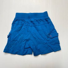 Load image into Gallery viewer, Boys Baby Biz, blue cotton shorts, elasticated, FUC, size 000,  