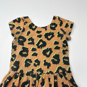 Girls Bonds, stretchy animal print dress, FUC, size 2, L: 45cm
