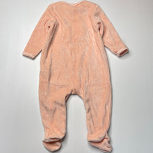 Load image into Gallery viewer, Girls Seed, pink velour coverall / romper, EUC, size 00,  