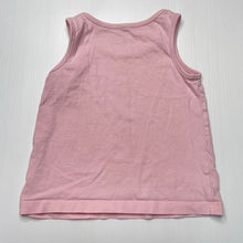 Load image into Gallery viewer, Girls Anko, pink cotton singlet / tank top, GUC, size 2,  