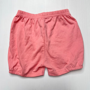 Girls Lovis, pink lightweight shorts, elasticated, FUC, size 1-2,  