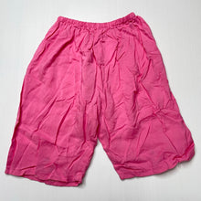 Load image into Gallery viewer, Girls pink, embroidered lightweight shorts, elasticated, EUC, size 2,  