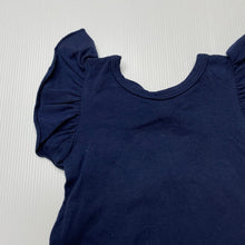 Load image into Gallery viewer, Girls Ollies Place, navy stretchy bodysuit / romper, EUC, size 000,  